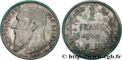 BELGIO 1 Franc Léopold II légende française
1904