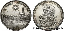 SUISSE 5 Francs, monnaie de Tir, Fribourg 1881