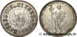 SUIZA 5 Francs, monnaie de Tir, Bâle 1879