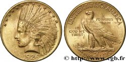 ORO, PALLADIO E PLATINO: INVESTIMENTI 10 Dollars or Indian Head , 2e type 1926 Philadelphie