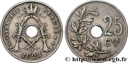 BELGIQUE 25 Centiemen (Centimes) 1928