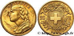 SWITZERLAND 20 Francs  Vreneli , faux pour collectionneur 1937 Berne AU