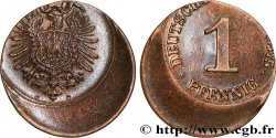 GERMANY 1 Pfennig “casquette” 1875 