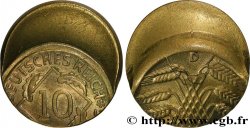 ALLEMAGNE 10 Reichspfennig “casquette” n.d. Munich