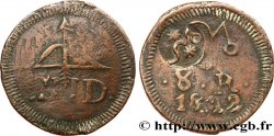 MEXIQUE 8 Reales Province de Oaxaca, monnayage insurgé 1812