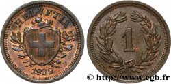SWITZERLAND 1 Centime (Rappen) Croix Suisse 1939 Berne
