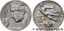 ITALIE 20 Centesimi allégorie de la Liberté 1921 Rome