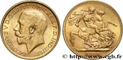 INVESTMENT GOLD 1 Souverain Georges V 1918 Bombay