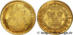 COLOMBIE - CHARLES IV 8 Escudos or  1794 Popayan TTB/TTB+
