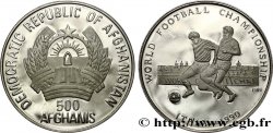 AFGHANISTAN 500 Afghanis Proof Coupe du Monde de football Italie 1990 1989