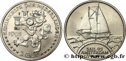 PAYS-BAS 2 Ecu Proof Sail’95 Amsterdam voilier Eendracht I 1995