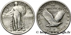 UNITED STATES OF AMERICA 1/4 Dollar Liberty 1917 Philadelphie