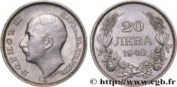 BULGARIA 20 Leva Boris III 1940 Berlin