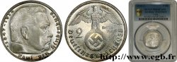 GERMANY 2 Reichsmark PROOF Maréchal Paul von Hindenburg 1938 Karlsruhe