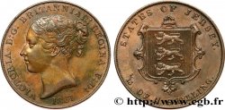 JERSEY 1/13 Shilling Reine Victoria 1861 