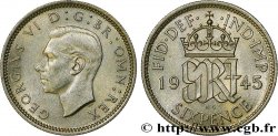 UNITED KINGDOM 6 Pence Georges VI 1945