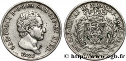 ITALIA - REGNO DE SARDINIA - CARLO FELICE 5 Lire 1829 Turin