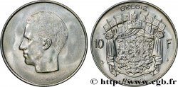 BÉLGICA 10 Francs roi Baudouin légende flamande 1969 Bruxelles