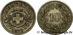 SWITZERLAND 10 Centimes (Rappen) 1873 Berne