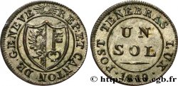 SUISSE - RÉPUBLIQUE DE GENÈVE 1 Sol 1819