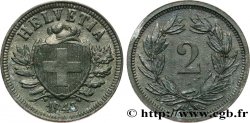 SUISSE 2 Centimes (Rappen) croix suisse 1943 Berne - B