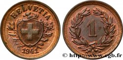 SUISSE 1 Centime (Rappen) Croix Suisse 1941 Berne