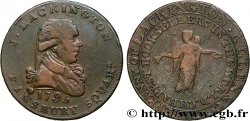 BRITISH TOKENS OR JETTONS 1/2 Penny Londres (Middlesex) J. Lackington 1795 