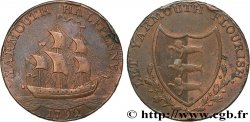BRITISH TOKENS OR JETTONS 1/2 Penny YARMOUTH (Norfolk) 1792 