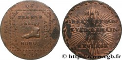 ROYAUME-UNI (TOKENS) 1/2 Penny France (série politique et sociale - Middlesex) 1794 
