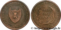 BRITISH TOKENS OR JETTONS 1 Penny Worcester 1811 