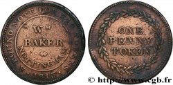 BRITISH TOKENS OR JETTONS 1 Penny Nottingham 1813 