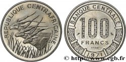 CENTRAL AFRICAN REPUBLIC Essai de 100 Francs 1971 Paris