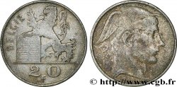 BELGIO 20 Francs Mercure, légende flamande 1949 