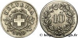 SUISSE 10 Centimes (Rappen) 1850 Strasbourg 