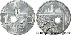 HONGRIE 1000 Forint Proof Coupe du monde de foot 1993 Budapest