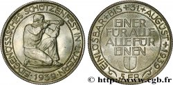 SWITZERLAND 5 Francs Tir de Lucerne (Luzern) 1939 Berne