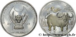 DEMOKRATISCHE REPUBLIK KONGO 10 Franc(s) Proof Espèces en danger : buffle 2007 