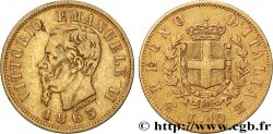 ITALIE 10 Lire Victor Emmanuel II 1863 Turin