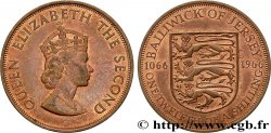 ISLA DE JERSEY 1/12 Shilling 900e anniversaire de la conquête normande 1966
