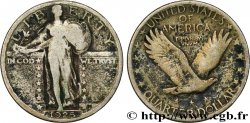 ÉTATS-UNIS D AMÉRIQUE 1/4 Dollar Liberté 1925 Philadelphie