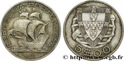 PORTOGALLO 5 Escudos emblème 1933 