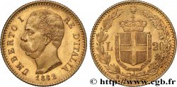 ITALIE 20 Lire Umberto Ier 1882 Rome