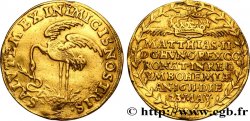AUSTRIA - KINGDOM OF BOHEMIA - MATTHIAS II Double Ducat  1611 Prague XF