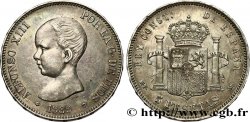 ESPAGNE - ROYAUME D ESPAGNE - ALPHONSE XIII 5 Pesetas 1er type 1889 Madrid SUP