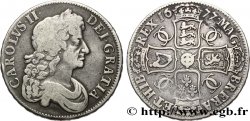 ANGLETERRE - ROYAUME D ANGLETERRE - CHARLES II 1 Crown  1677  TB+/TTB