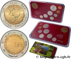 SWITZERLAND Série FDC 9 Monnaies 1999