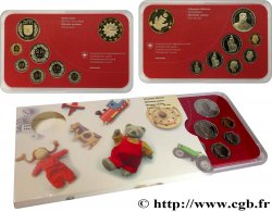 SWITZERLAND Série FDC 8 Monnaies + 1 Médaille 2011