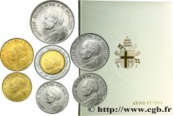 VATICAN ET ÉTATS PONTIFICAUX Série 7 monnaies Jean-Paul II an VI 1984 Rome