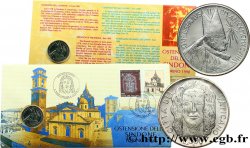 VATICANO E STATO PONTIFICIO Enveloppe Philatélique-Numismatique 500 Lire ostension du Saint Suaire 1998 Rome
