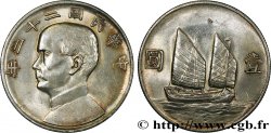 CHINE - RÉPUBLIQUE DE CHINE 1 Dollar Sun Yat-Sen an 22 1933 